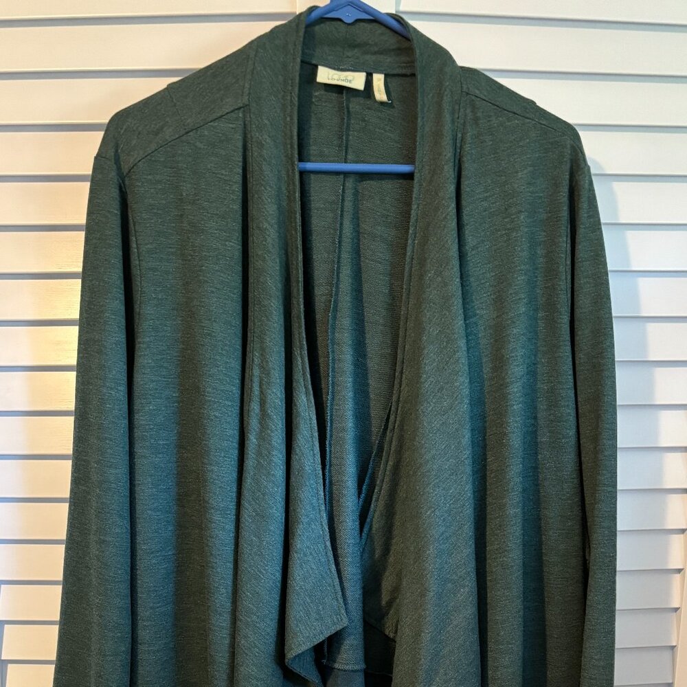 Green Tunic Cardigan